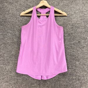 DSD Activewear Tank Women XL Purple Sleeveless Racerback Round Neck Athletic